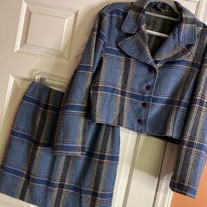 VTG NY wool Blazer Jacket & Skirt